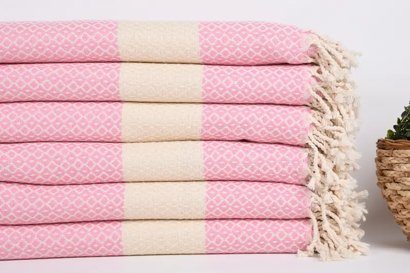 Turkish beach towel, 70x40 Cotton Geometric Towel, Towel With Name, Guest Towel, Spa Gift, Custom Wedding Gift, Housewarming Gift, Bridesmaid Towel - 2