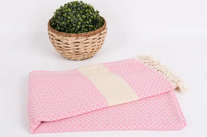 Turkish beach towel, 70x40 Cotton Geometric Towel, Towel With Name, Guest Towel, Spa Gift, Custom Wedding Gift, Housewarming Gift, Bridesmaid Towel - 4