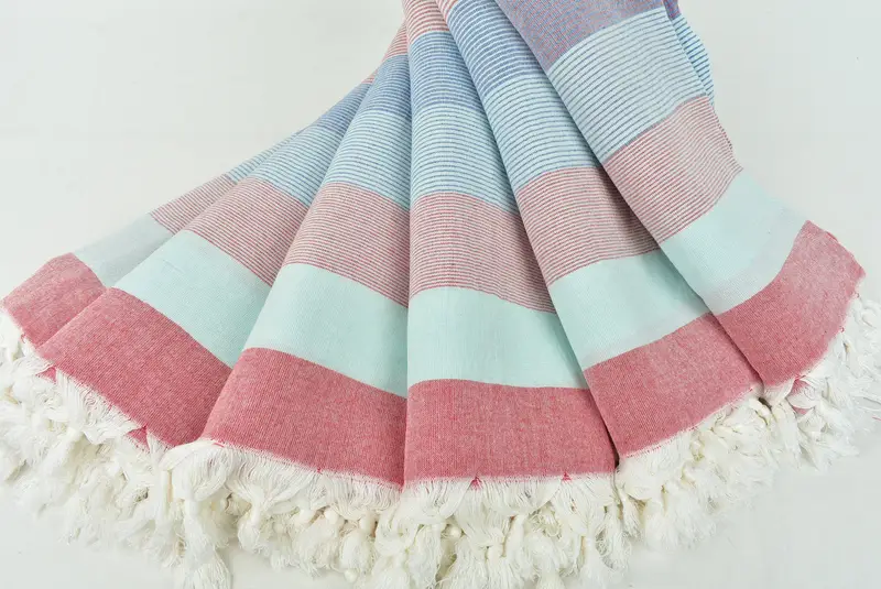 Turkish hand towel, Personalized Turkish Towel, Organic Turkish towel, Home Decor Towel, 68x40 Cotton Striped Towel, Turkish Bath Towel USA - 4