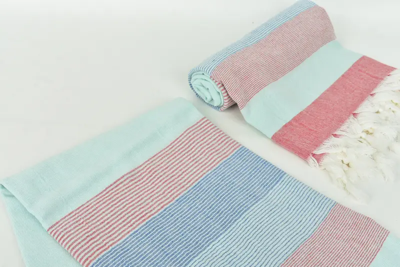 Turkish hand towel, Personalized Turkish Towel, Organic Turkish towel, Home Decor Towel, 68x40 Cotton Striped Towel, Turkish Bath Towel USA - 7