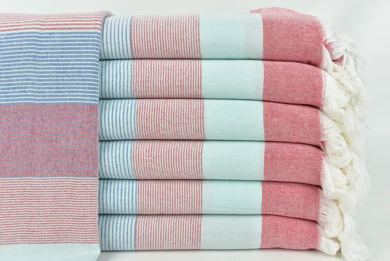 Turkish hand towel, Personalized Turkish Towel, Organic Turkish towel, Home Decor Towel, 68x40 Cotton Striped Towel, Turkish Bath Towel USA - 1