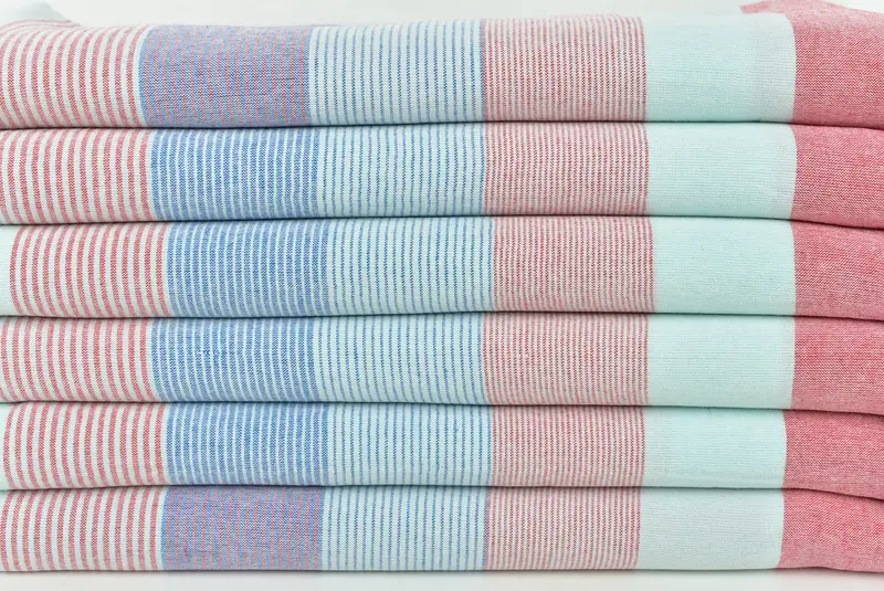 Turkish hand towel, Personalized Turkish Towel, Organic Turkish towel, Home Decor Towel, 68x40 Cotton Striped Towel, Turkish Bath Towel USA - 2