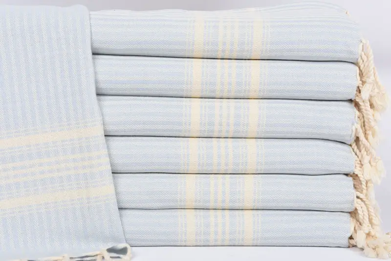 Bathroom Towels, Gift For Her, Turkish Tea Towel, Custom Hand Towel, Mother Of The Groom Gift, Best Friend Wedding Gift, 40x18 Cotton Striped Towel - 1