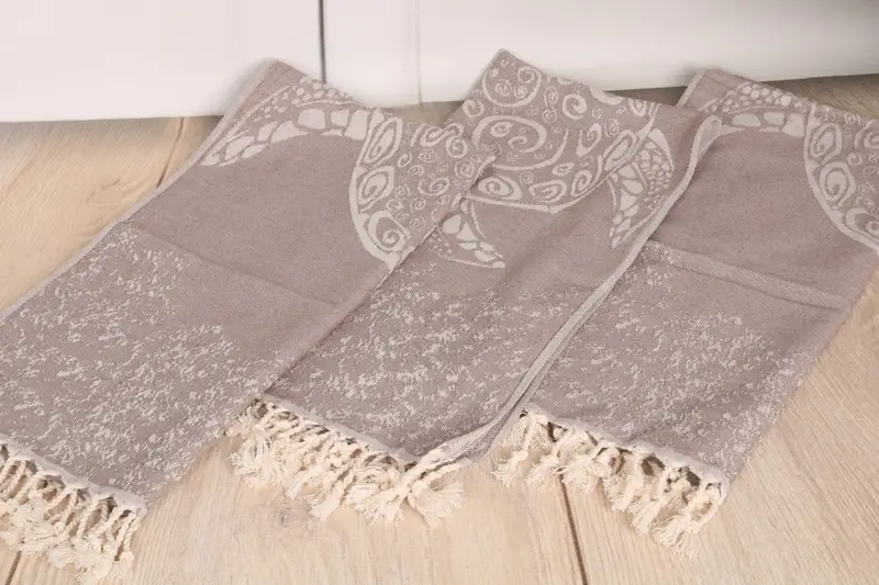 36x18 Cotton Carretta Patterned Towel, Gym Towel, Bachelorette Favor, Personalized Gifts, Kitchen Towel, Bathroom Towels, Customized Turkish Towel - 7
