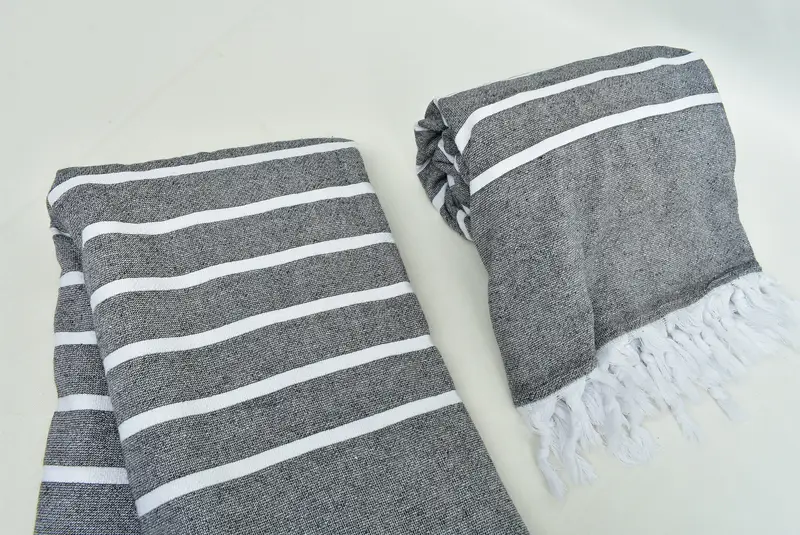 Summer Gift, Travel Towel, Bachelorette Beach Towel, Gifts For Him, Quick-Dry Beach Towel, 64x40 Cotton Striped Terry Towel, Bridal Party Gifts - 7