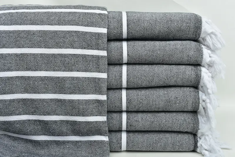 Summer Gift, Travel Towel, Bachelorette Beach Towel, Gifts For Him, Quick-Dry Beach Towel, 64x40 Cotton Striped Terry Towel, Bridal Party Gifts - 1