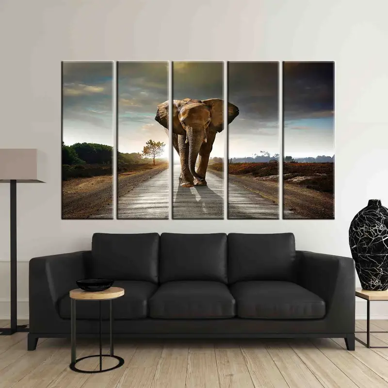 Elephant Print, Elephant Wall Art, Animals Wall Art, Animals Canvas, Wall Art Canvas, Nature Wall Art, Elephant Wall Decor, Elephant Photo, - 8