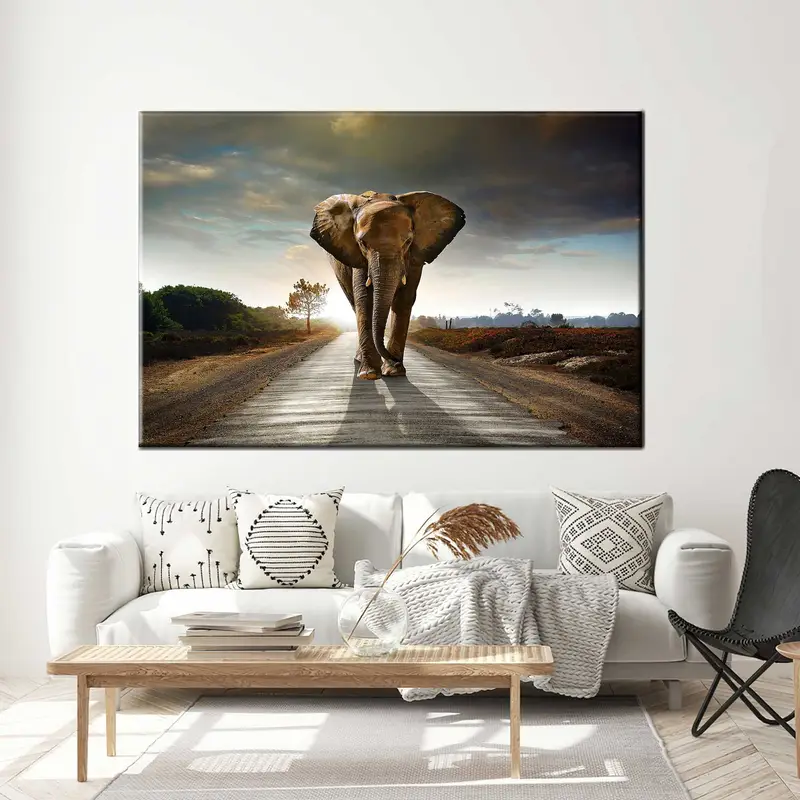 Elephant Print, Elephant Wall Art, Animals Wall Art, Animals Canvas, Wall Art Canvas, Nature Wall Art, Elephant Wall Decor, Elephant Photo, - 9