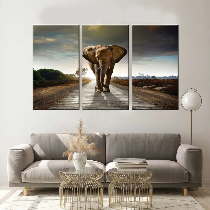 Elephant Print, Elephant Wall Art, Animals Wall Art, Animals Canvas, Wall Art Canvas, Nature Wall Art, Elephant Wall Decor, Elephant Photo, - 1