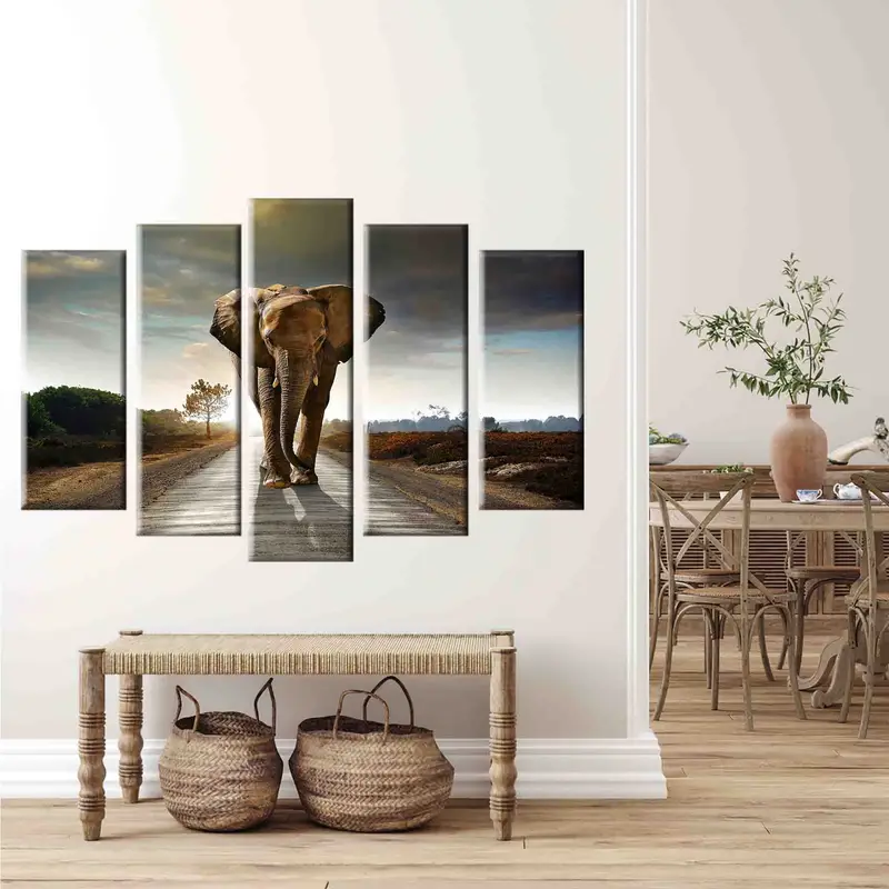 Elephant Print, Elephant Wall Art, Animals Wall Art, Animals Canvas, Wall Art Canvas, Nature Wall Art, Elephant Wall Decor, Elephant Photo, - 3