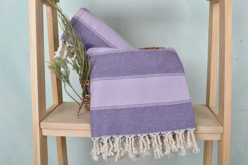Embroidery Towel, Custom Beach Towel, Bridal Party Gifts, Gift For Him, Thin towel, Eco-friendly Turkish peshtemal towel, 68x36 Cotton Striped Towel - 4