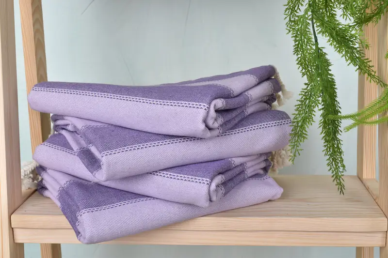 Embroidery Towel, Custom Beach Towel, Bridal Party Gifts, Gift For Him, Thin towel, Eco-friendly Turkish peshtemal towel, 68x36 Cotton Striped Towel - 7