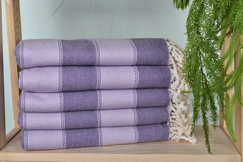 Embroidery Towel, Custom Beach Towel, Bridal Party Gifts, Gift For Him, Thin towel, Eco-friendly Turkish peshtemal towel, 68x36 Cotton Striped Towel - 2