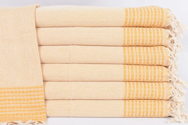 Summer Gift, Bachelorette Towel, Turkish Hand Towel, 40x20 Cotton Striped Towel, Kitchen Towel, Personalized Gift, Personalized Bridesmaid Gift - 1