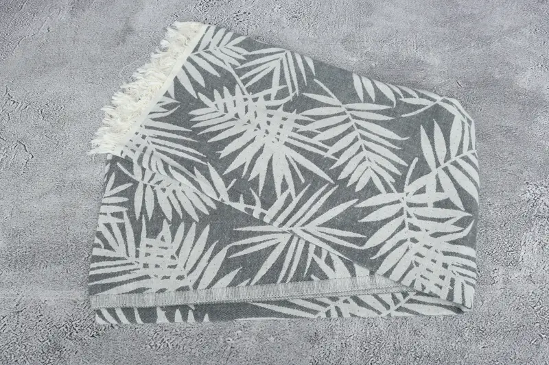 Lightweight Turkish towel, Gift For Wedding Day, Baby Boy Gift, 64x40 Cotton Floral Patterned Towel, Quick-dry peshtemal, Turkish beach towel - 7