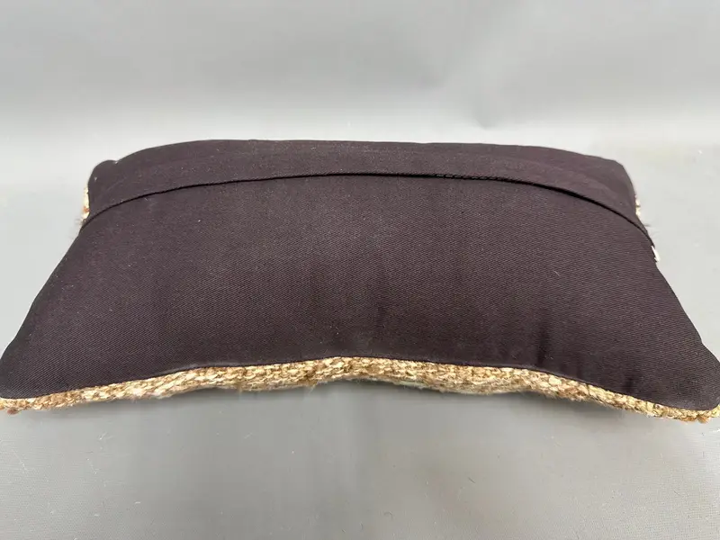 Antique Pillows, Gift Pillow, Turkish Pillow, Cushion, 8x16 Brown Pillow Sham, Bright Cushion Cover, Decorative Bolster Pillow - 7