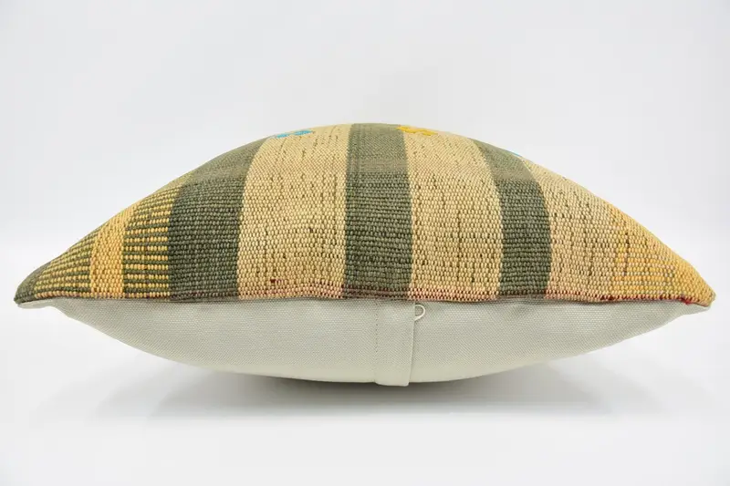 Pet Pillow, Boho Pillow, 16x24 Beige Pillow, Interior Designer Pillow, Vintage Kilim Throw Pillow, Cushion Case, Wholesale Pillow - 5