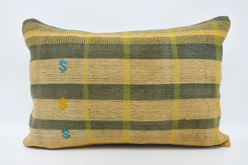 Pet Pillow, Boho Pillow, 16x24 Beige Pillow, Interior Designer Pillow, Vintage Kilim Throw Pillow, Cushion Case, Wholesale Pillow - 1