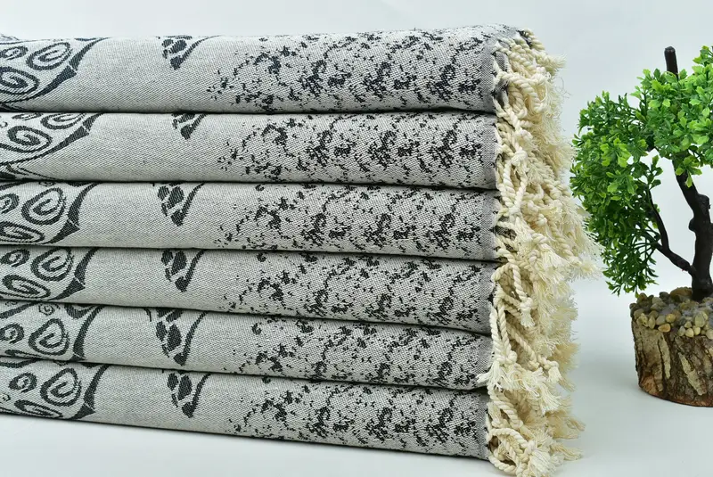 36x18 Pamuklu Carretta Desenli Havlu, Kişiselleştirilmiş El Havlusu, Onun İçin Yıldönümü Hediyesi, Monogram Mutfak Havlu, Kişiselleştirilmiş Yemek Havlu, Spa Havlu - 4
