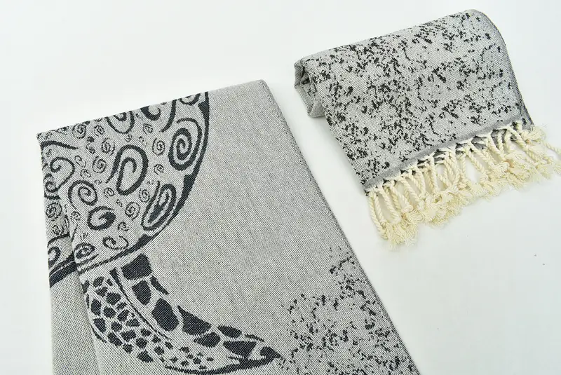 36x18 Pamuklu Carretta Desenli Havlu, Kişiselleştirilmiş El Havlusu, Onun İçin Yıldönümü Hediyesi, Monogram Mutfak Havlu, Kişiselleştirilmiş Yemek Havlu, Spa Havlu - 8