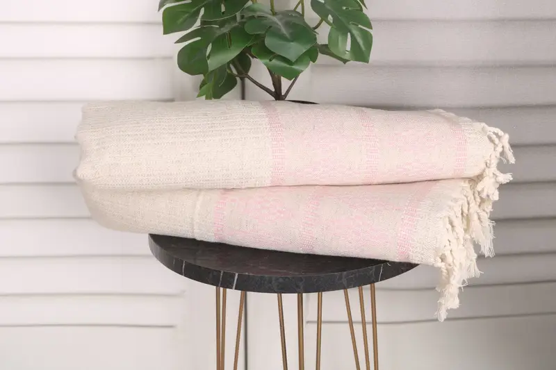 Seyahat havlu, yaz hediyesi, özel hediyeler, mutfak havlu, onun için hediye, Türk el havlu, özel el havlu, 40x20 keten Kilim Tasarım Havlu - 3