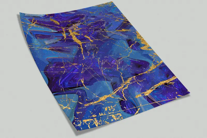 Wallpaper Peel And Stick, Abstract Marble Wallpaper, Wall Stickers, Blue Marble Wall Art, Wall Stickers, 3D Wallpaper, Contact Paper, - 8