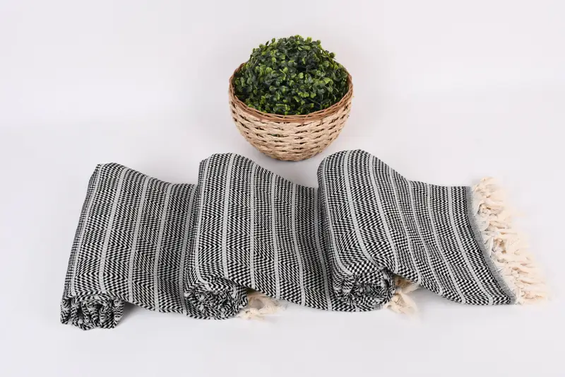 Eco-Friendly Turkish Towel, Wedding For Favor, 70x40 Cotton Striped Towel, Best Friend Gift, Travel towel, Custom Name Towel, Personalized Gifts - 8