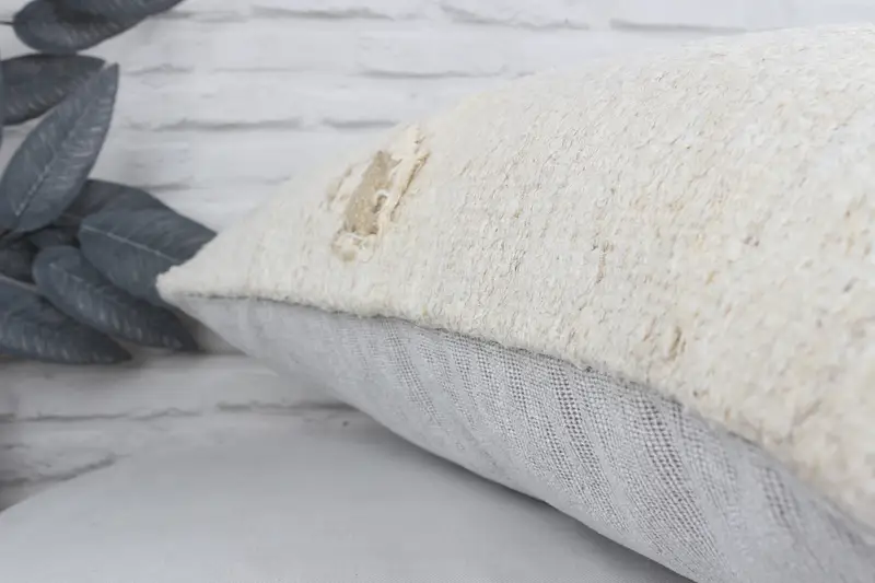 24x24 White Pillow Sham, Cushion Case, Throw Kilim Pillow, Kilim Cushion Sham, Accent Cushion Case, Home Decor Pillow, Retro Throw Cushion Case - 7