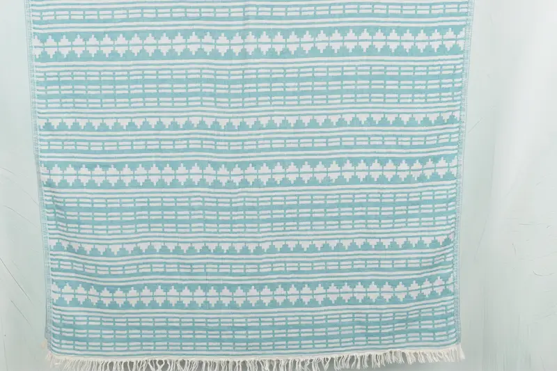 Personalized Gift For Him, Bachelorette Party Gifts Bridesmaids, Wedding Gifts Towel, 70x40 Linen Kilim Design Towel, Monogram Beach Towel - 1