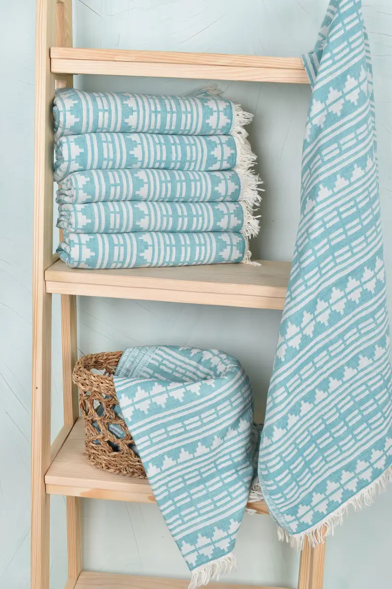 Personalized Gift For Him, Bachelorette Party Gifts Bridesmaids, Wedding Gifts Towel, 70x40 Linen Kilim Design Towel, Monogram Beach Towel - 4