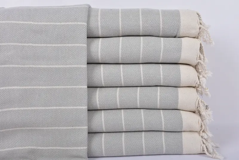 70x40 Cotton Herringbone Towel, Personalised Gift, Cotton towel, Turkish beach towel, Monogram Turkish Towel, Handmade Turkish hammam towel - 1