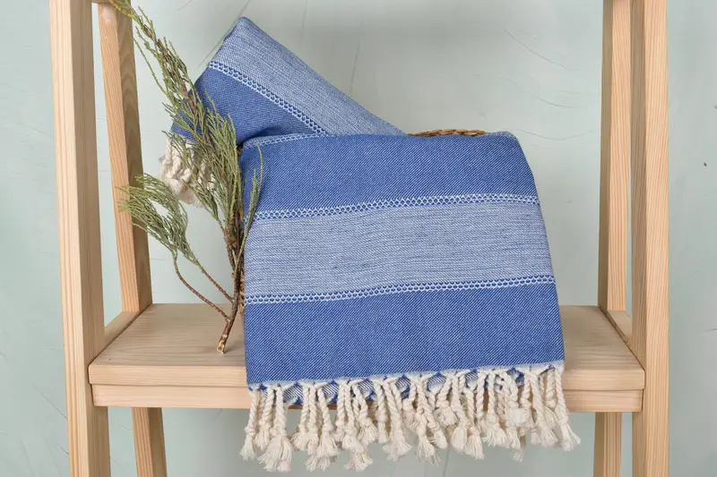 Soft towel, Grandma Gift, 68x36 Cotton Striped Towel, Bridal Shower Gift, Bridesmaid Gift, Cancun Bachelorette Party Gift Ideas, Turkish Towel Set - 4