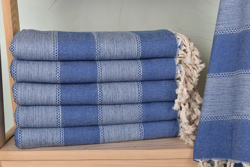 Soft towel, Grandma Gift, 68x36 Cotton Striped Towel, Bridal Shower Gift, Bridesmaid Gift, Cancun Bachelorette Party Gift Ideas, Turkish Towel Set - 1