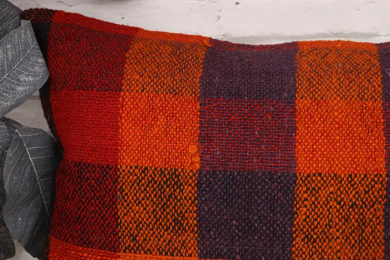Throw Kilim Pillow, Pillow for Couch, Wholesale Cushion, 12x20 Red Cushion Cover, Kilim Cushion Sham, Christmas Pillow Case, Pillow Sham - 2