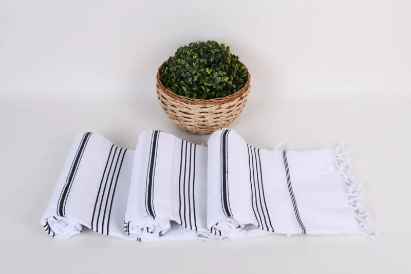 Sand-free towel, Monogram Beach Towel, 70x40 Cotton Striped Towel, Bachelor Bachelorette Party Favors, Unique Wedding Gift, Gift For Bride - 8