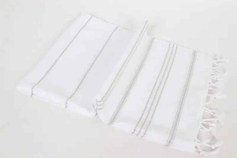 Personalized Kitchen Towel, 40x24 Cotton Striped Towel, Personalized Hand Towel, Guest Towel, Bridal Gifts, Bulk Order Towel, Turkish Tea Towel - 6