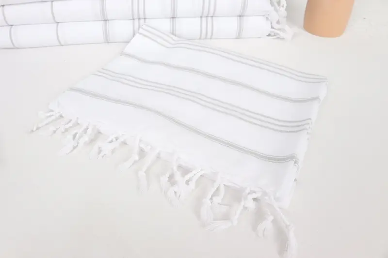 Personalized Kitchen Towel, 40x24 Cotton Striped Towel, Personalized Hand Towel, Guest Towel, Bridal Gifts, Bulk Order Towel, Turkish Tea Towel - 5