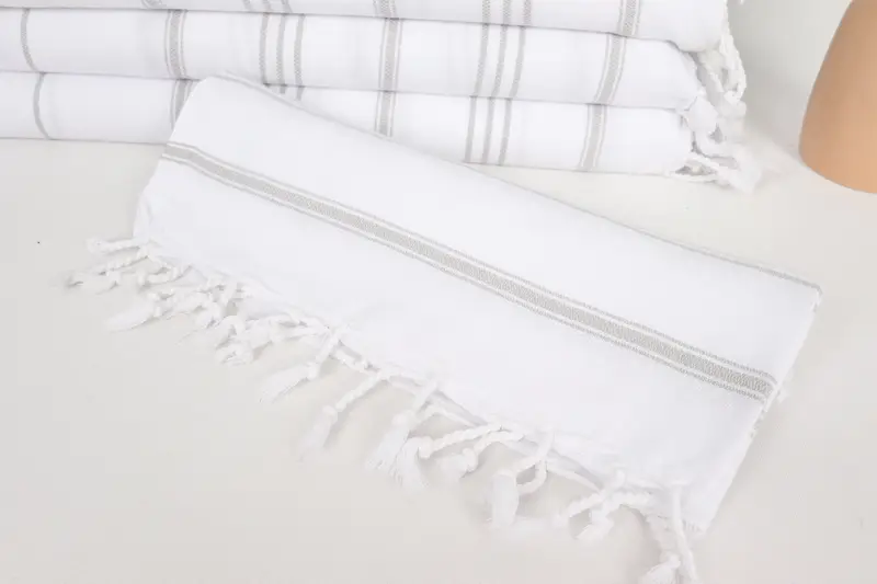Personalized Kitchen Towel, 40x24 Cotton Striped Towel, Personalized Hand Towel, Guest Towel, Bridal Gifts, Bulk Order Towel, Turkish Tea Towel - 4