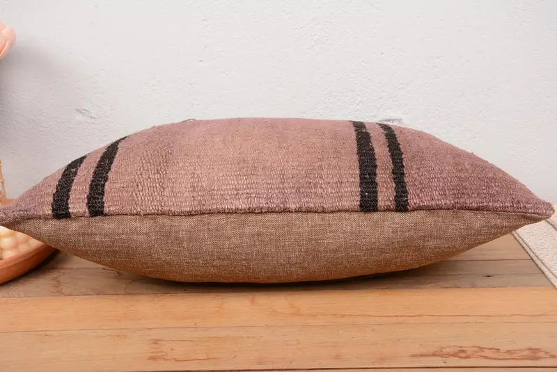 16x24 Brown Cushion Cover, Vintage Kilim Throw Pillow, Kilim Pillow Cover, Home Decor Pillow, Cushion Cover, Wholesale Pillow Case - 5