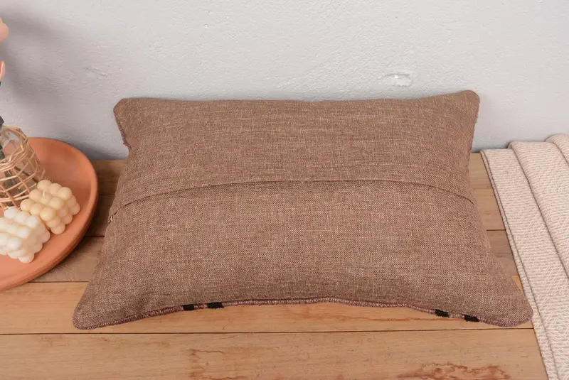 16x24 Brown Cushion Cover, Vintage Kilim Throw Pillow, Kilim Pillow Cover, Home Decor Pillow, Cushion Cover, Wholesale Pillow Case - 6