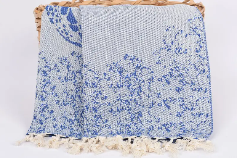 Monogram Hand Towel, Customized Towels, Turkish Tea Towel, 36x18 Cotton Carretta Patterned Towel, Custom Turkish Towel, Turkish Towel Hand Towel - 6