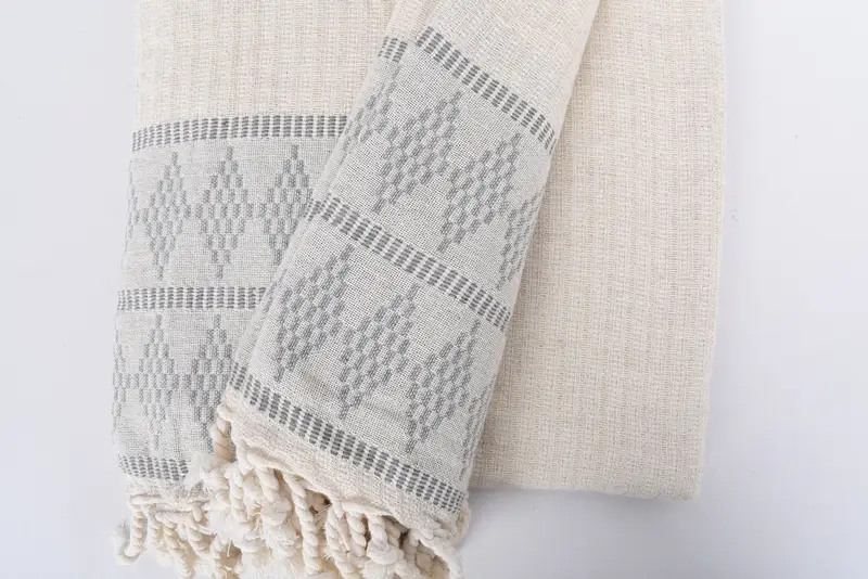 100x88 Keten Kilim Tasarım Havlu, Battaniye Kanepe, Kişiselleştirilmiş Hediyeler, Gelin için Düğün Hediyesi, Dokuma Battaniyesi, Duş Perdesi - 8