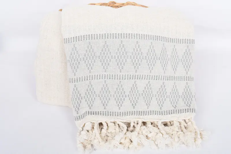 100x88 Keten Kilim Tasarım Havlu, Battaniye Kanepe, Kişiselleştirilmiş Hediyeler, Gelin için Düğün Hediyesi, Dokuma Battaniyesi, Duş Perdesi - 5