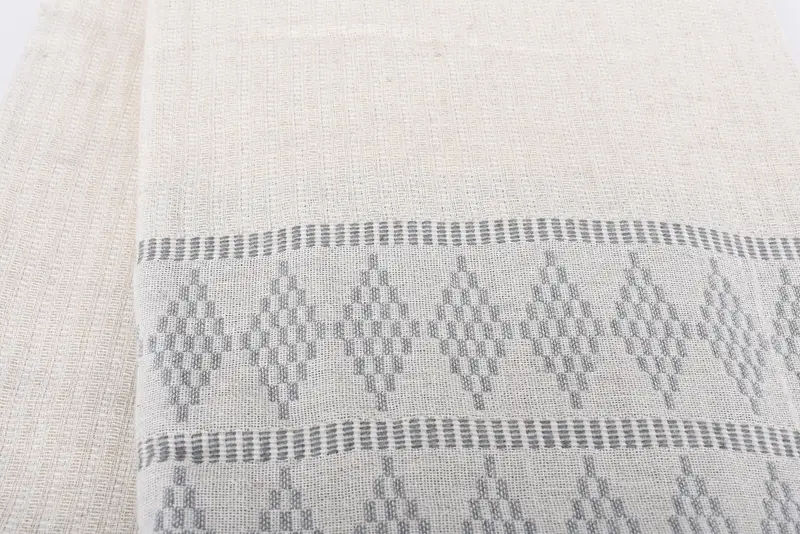 100x88 Keten Kilim Tasarım Havlu, Battaniye Kanepe, Kişiselleştirilmiş Hediyeler, Gelin için Düğün Hediyesi, Dokuma Battaniyesi, Duş Perdesi - 4
