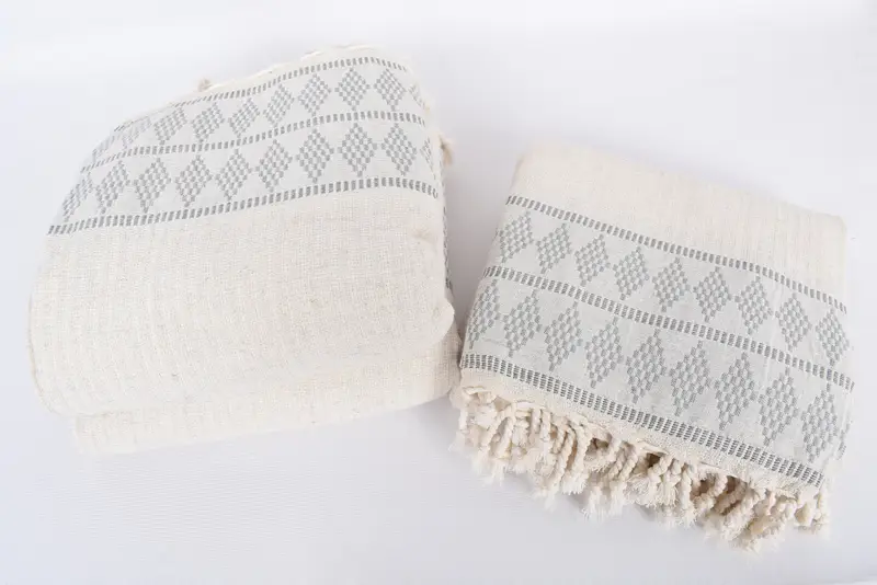 100x88 Keten Kilim Tasarım Havlu, Battaniye Kanepe, Kişiselleştirilmiş Hediyeler, Gelin için Düğün Hediyesi, Dokuma Battaniyesi, Duş Perdesi - 7