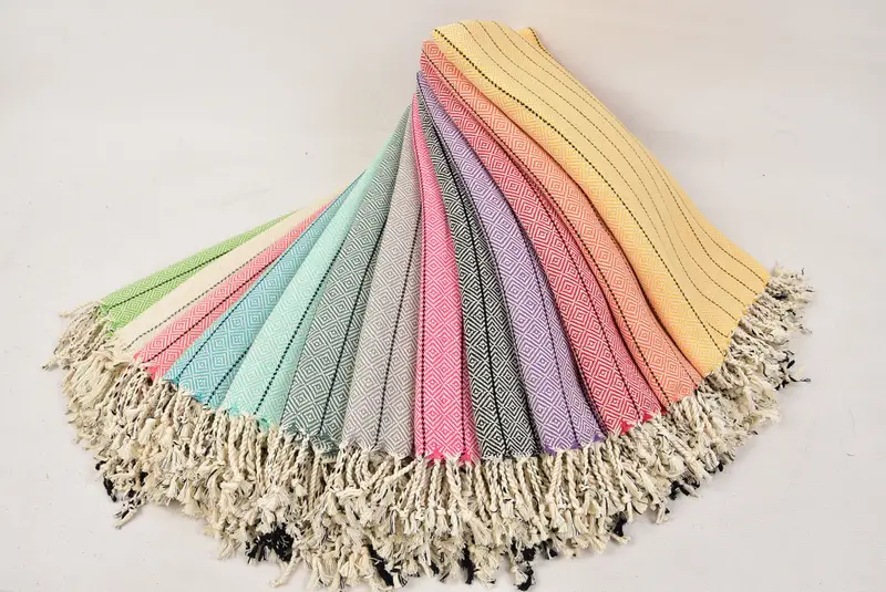 Oversized lightweight Turkish bath towel USA, Wedding Gift, Gift For Mom, Bridesmaid Gift, 68x38 Cotton Diamond Towel, Personalized Wedding Gift - 4