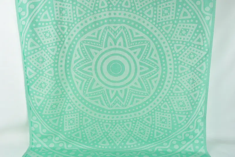 Housewarming Gift, Bridal Shower Gift, 70x40 Cotton Round Pattern Towel, Bachelor Towel, Bridesmaid Gifts, House Warming Gift, Gym Towel - 1