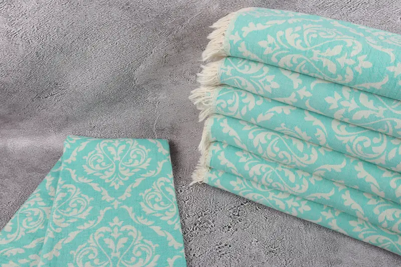 Monogram Beach Towel, 68x36 Cotton Baroque Towel, Quick-dry peshtemal, Bathroom Towel, Monogrammed Turkish Towel, Travel Towel, Embroidered Towel - 3