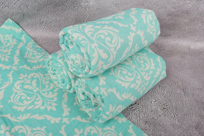 Monogram Beach Towel, 68x36 Cotton Baroque Towel, Quick-dry peshtemal, Bathroom Towel, Monogrammed Turkish Towel, Travel Towel, Embroidered Towel - 8