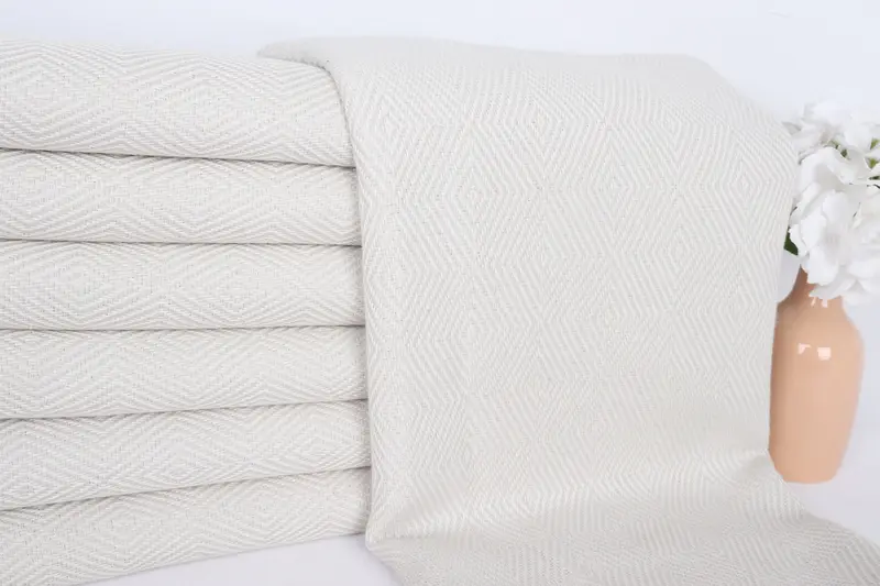Handwoven Turkish bath towel, Organic towel, Sand-resistant towel, 74x40 Cotton Diamond Towel, Personalized Beach Towel, Wedding Day Gift For Bride - 2